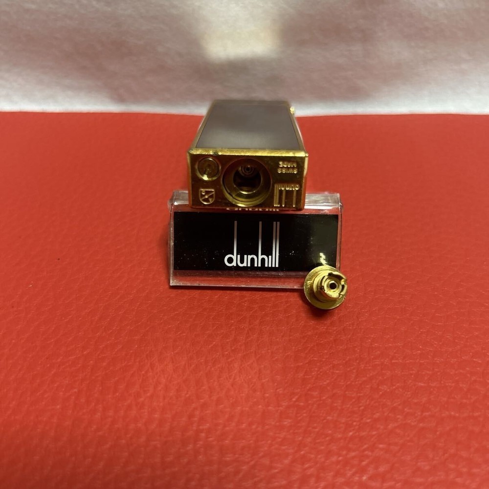 Overhauled Dunhill Rollagas lighter Silver Gold d mark without box