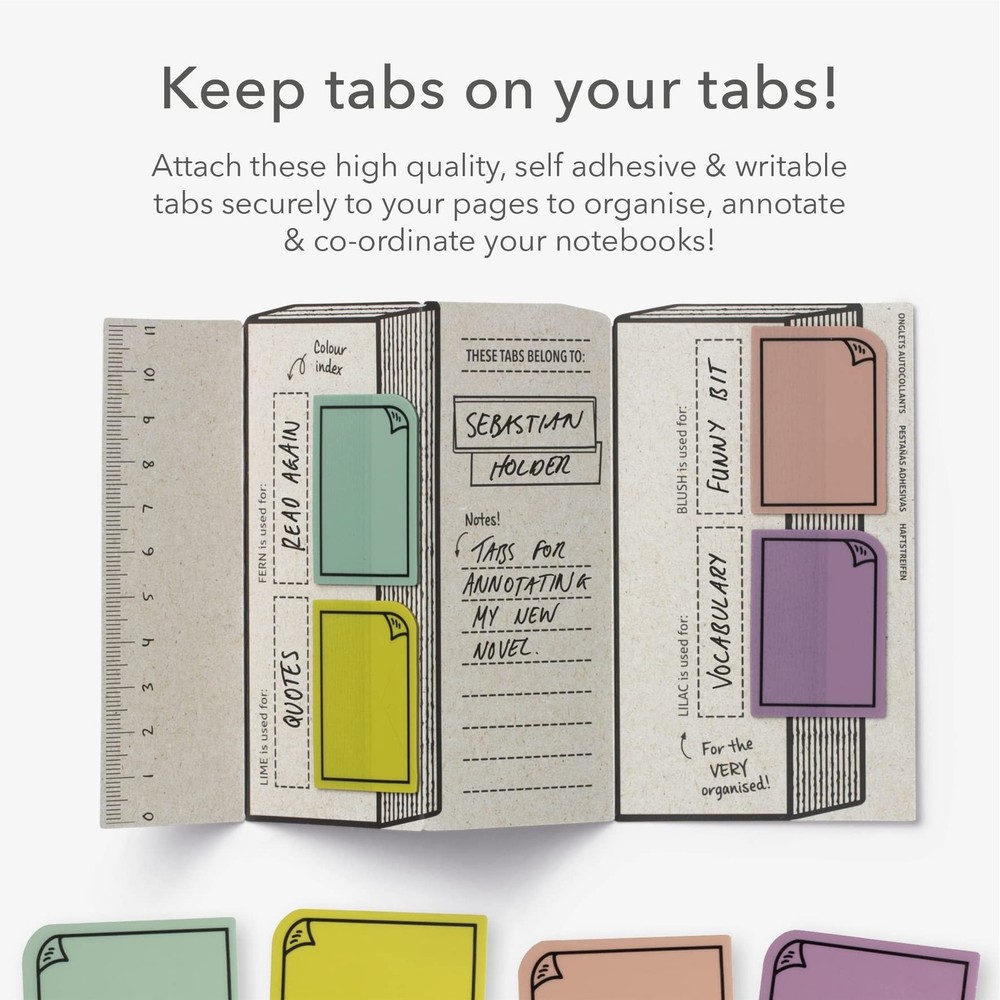 IF Bookaroo Sticky Tabs - Pastels
