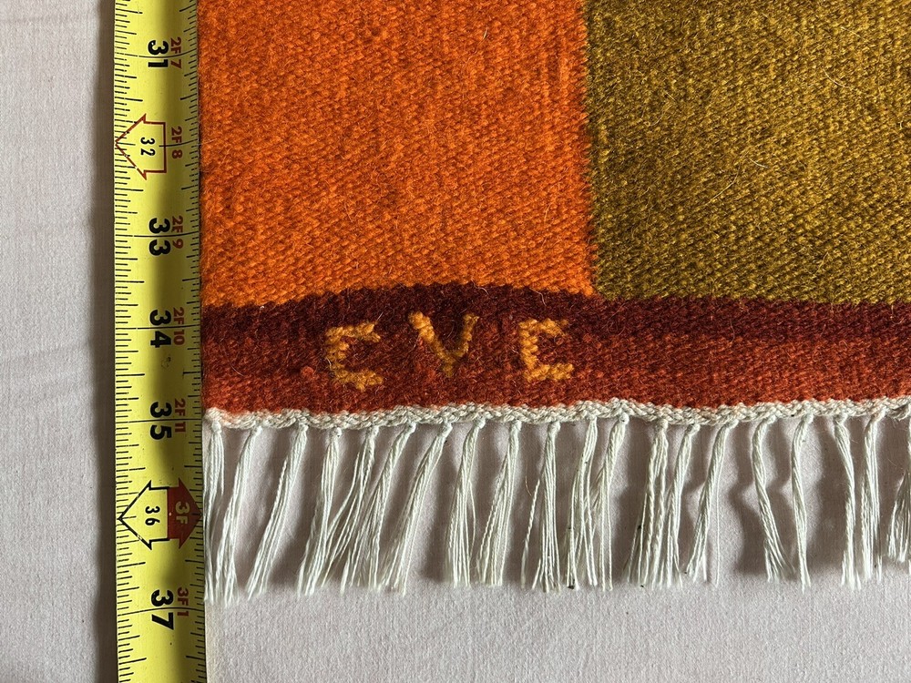 Peruvian Woven Rug - 37" x 20.5"