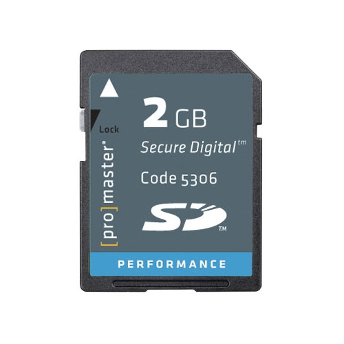Promaster 2GB SD Memory Card