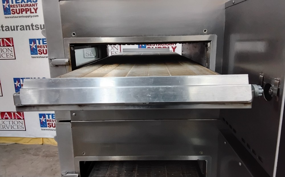 Lincoln Electric Double Stack Conveyor Pizza Oven on Stand