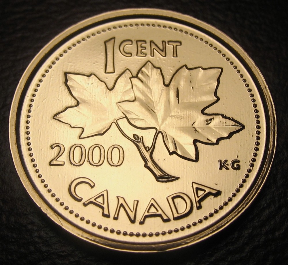 Canada 2000-w 1-cent NBU (Proof-Like) Uncirculated