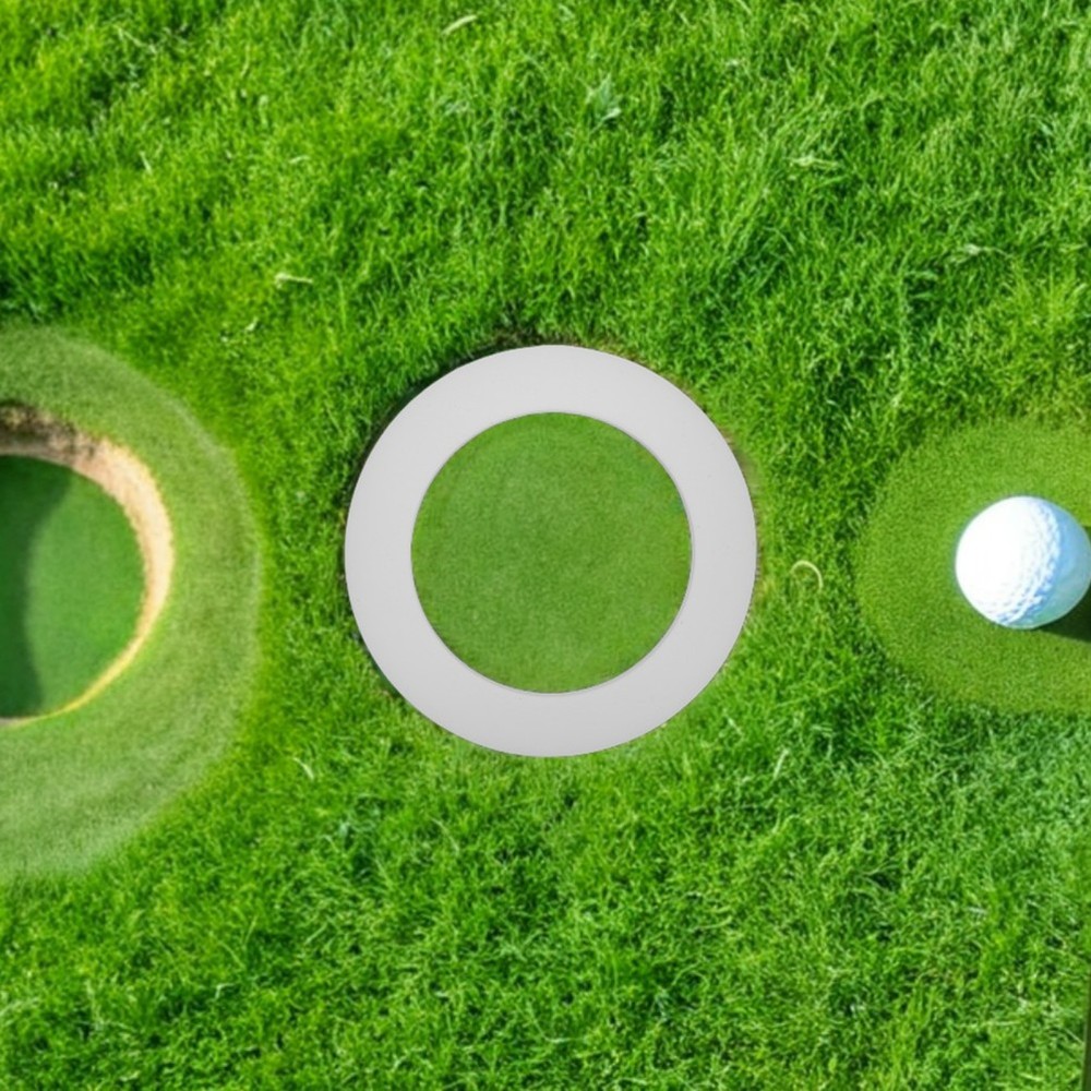 2 Pcs Golf Putting Ring Training Aid Cup Hole Indoor Auto Return