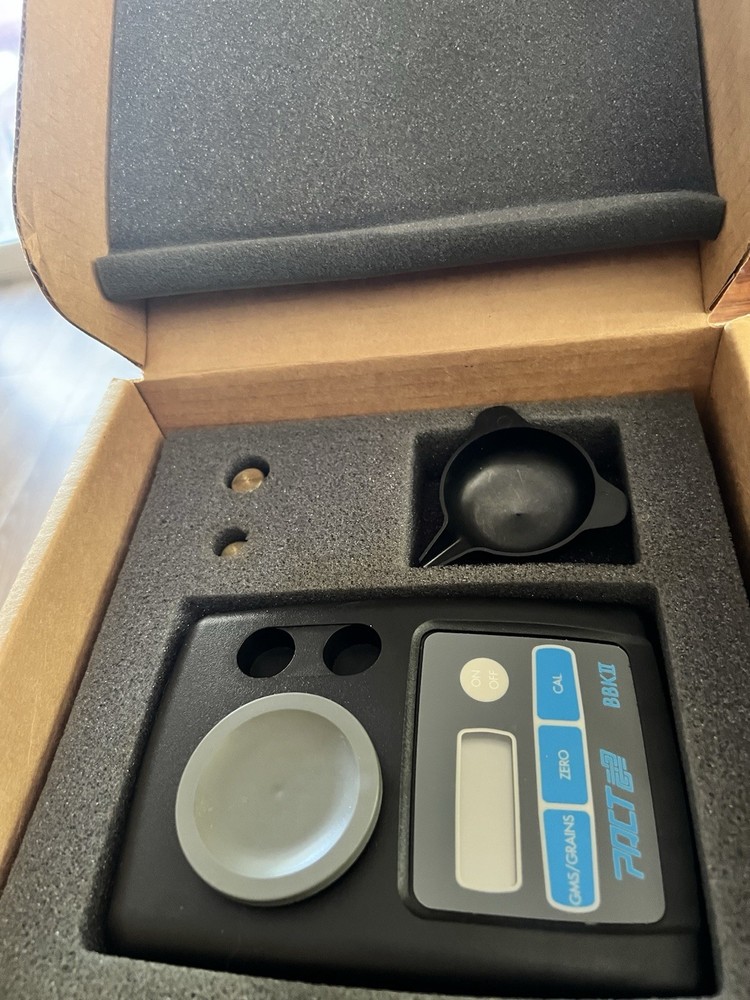 PACT BBK2 BBKII reloading electronic powder scale with weights