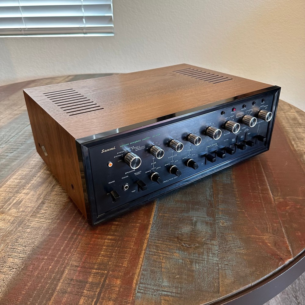 Sansui AU-999 Integrated Amplifier - Beautiful, Tested, Working