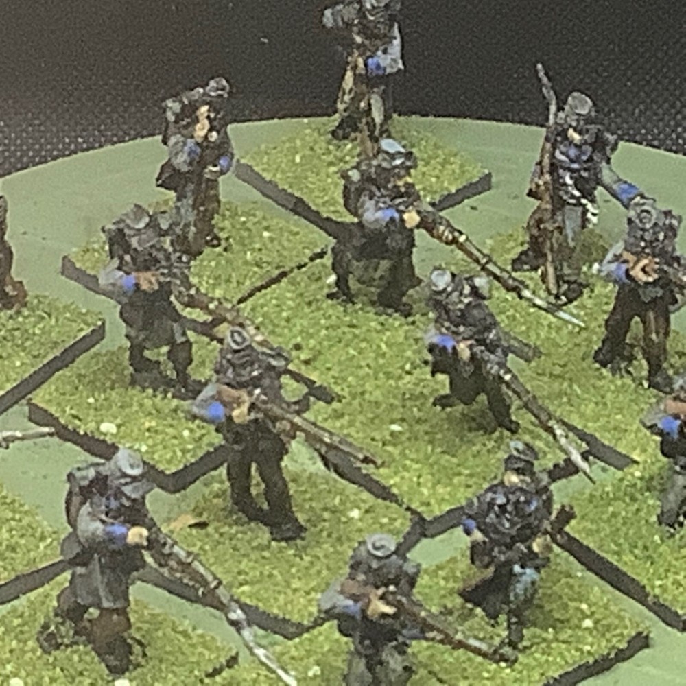 25mm Handpainted Confedrate Infantry (16)