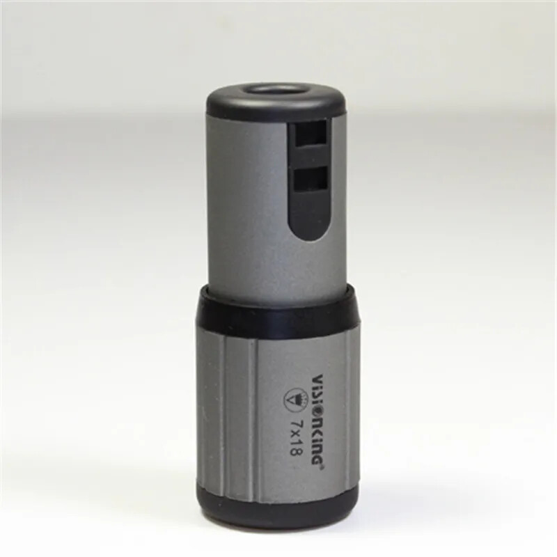 Single Tube Compact Portable Macro Meter Monocular Mini Micro Telescope 7X18mm