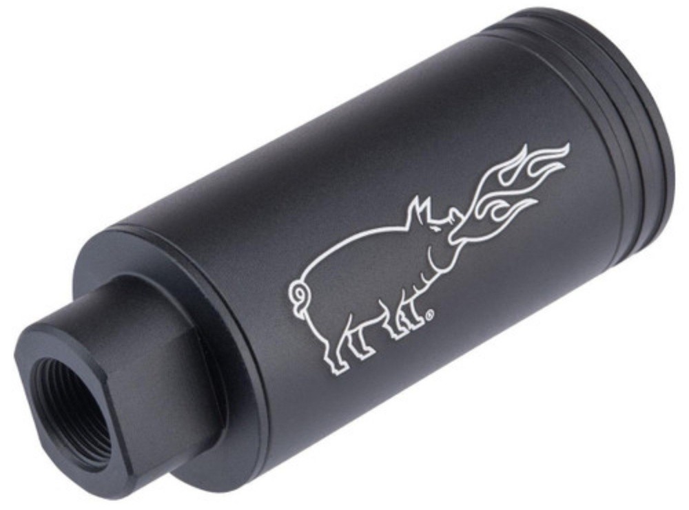 14mm CCW Compact Airsoft/gel Blaster Multi Color Barrel Flash Unit Attachment