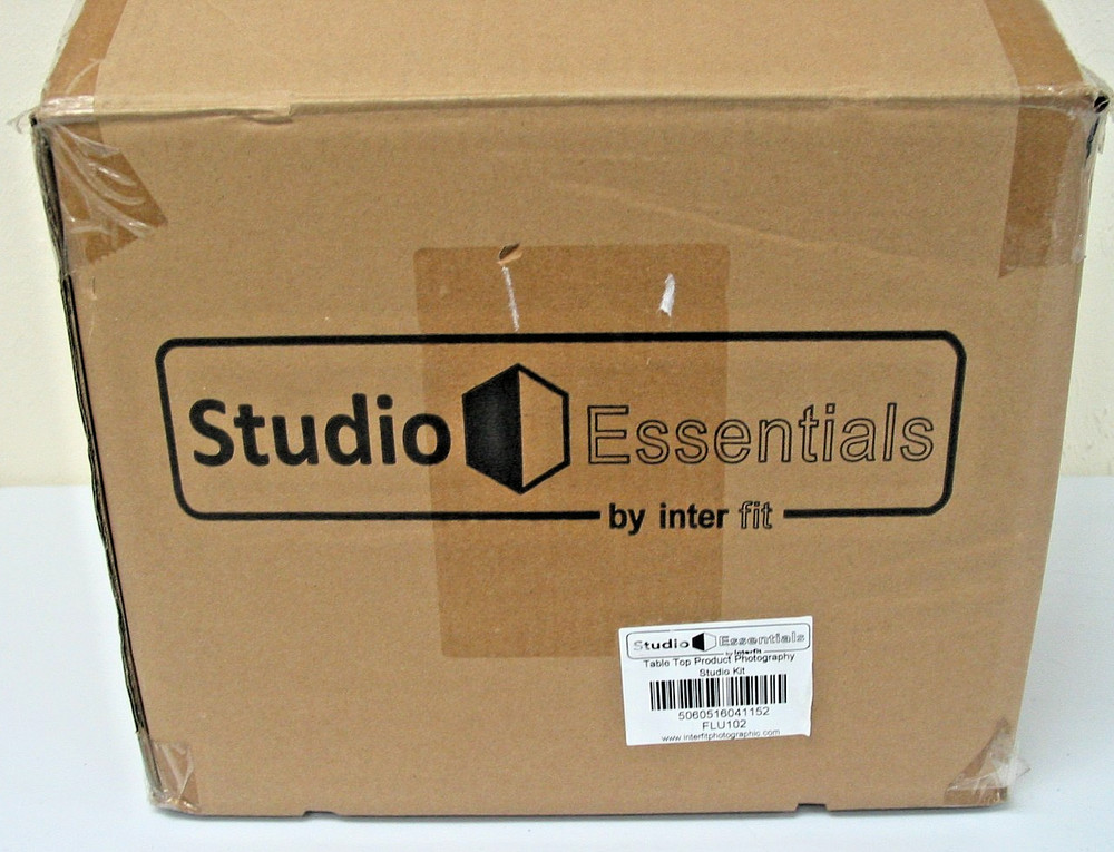 Studio Essentials Table Top Studio Light Kit FLU102, Tent, 2 Lights & Stands +