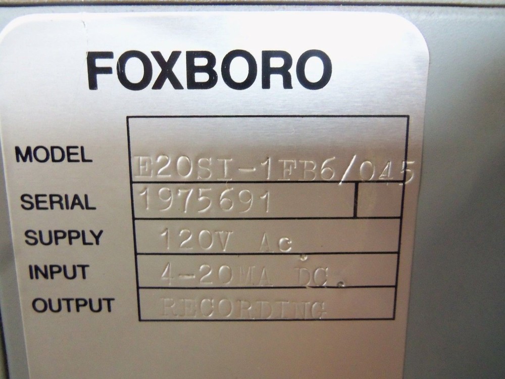 FOXBORO E20SI-1FB6/045 RECORDER UNMP