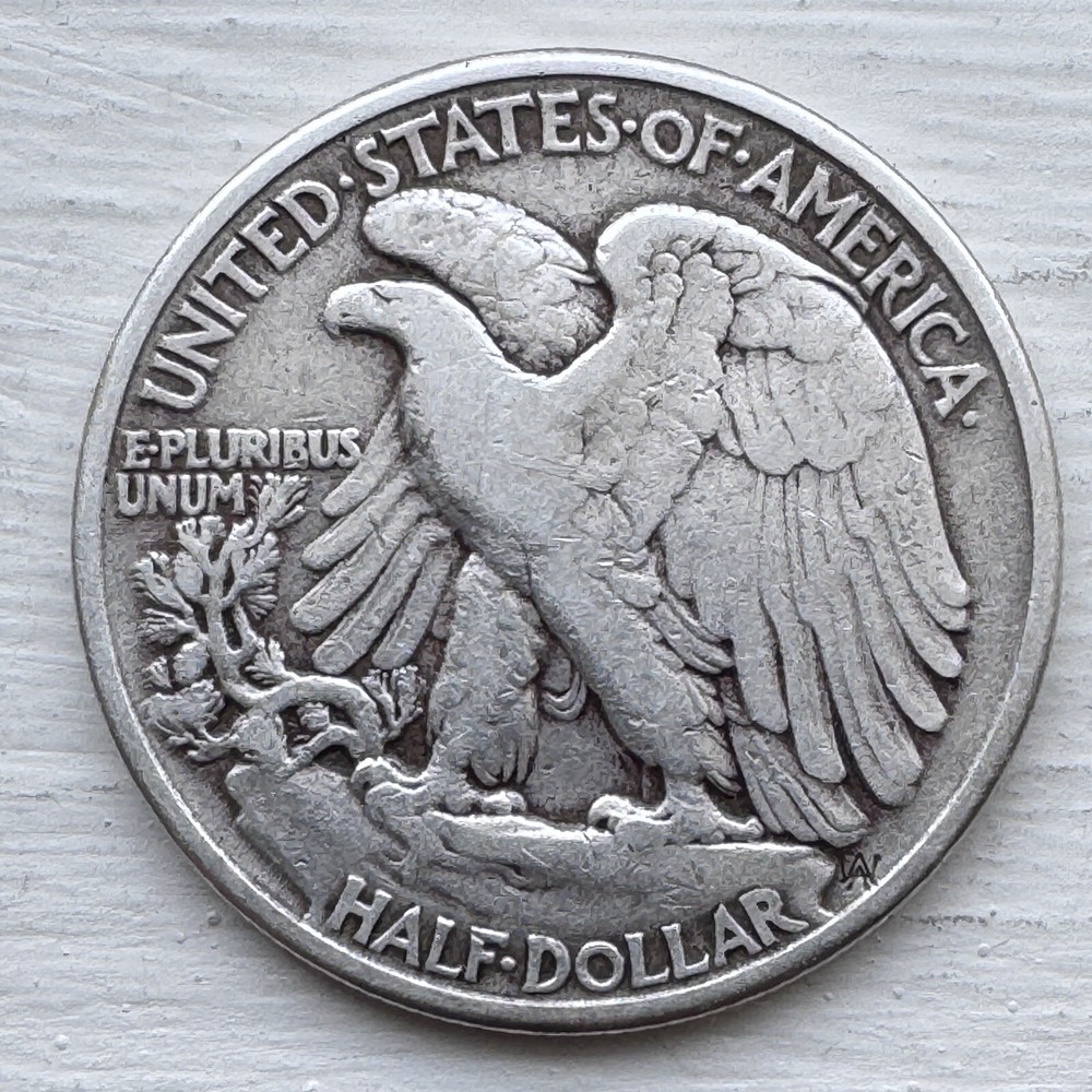 1944 Walking Liberty Half Dollar, Fine Condition