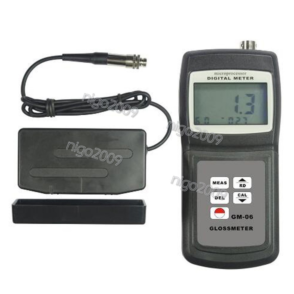 LANDTEK GM-06 60º Surface Cleaning Gloss Meter Vancometer Tester w/ Data Memory