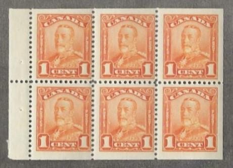 Canada  booklet pane 149a mint light hinged, cat $30 [933