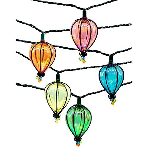 11FT Multicolor String Lights with 10 Bulbs, Colored Backyard Patio 1 PC
