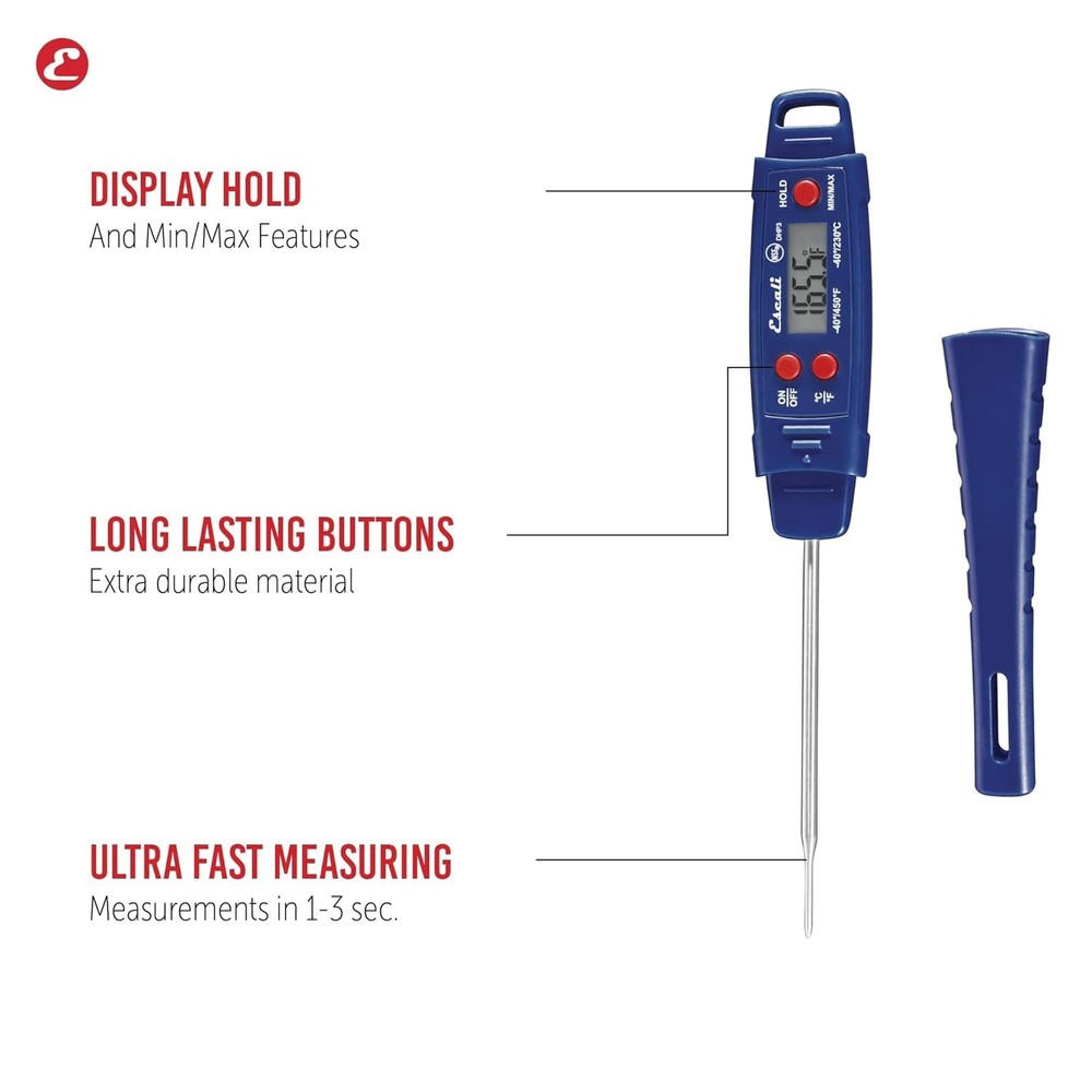 DHP3 Advanced Digital Waterproof Meat Thermometer Temperature Hold Protective
