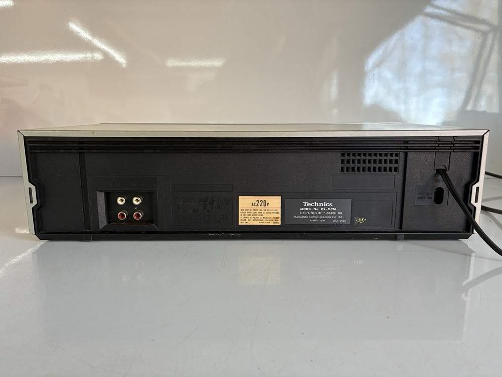 Technics RS-M216 Cassette Tape Deck Read Description