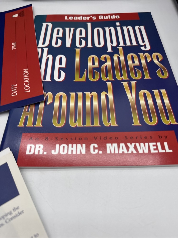 John Maxwell Leadership Training VHS & Audio Cassette Kit Complete Set