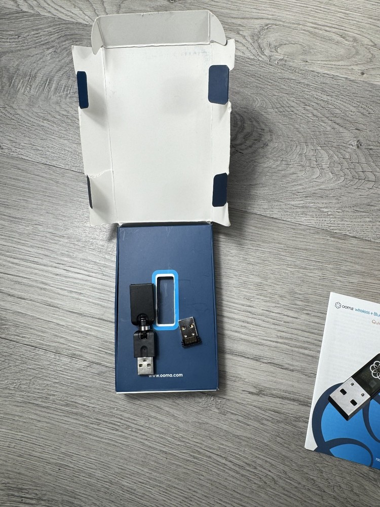 Ooma Wireless And Bluetooth Adapter Box Manual Usb