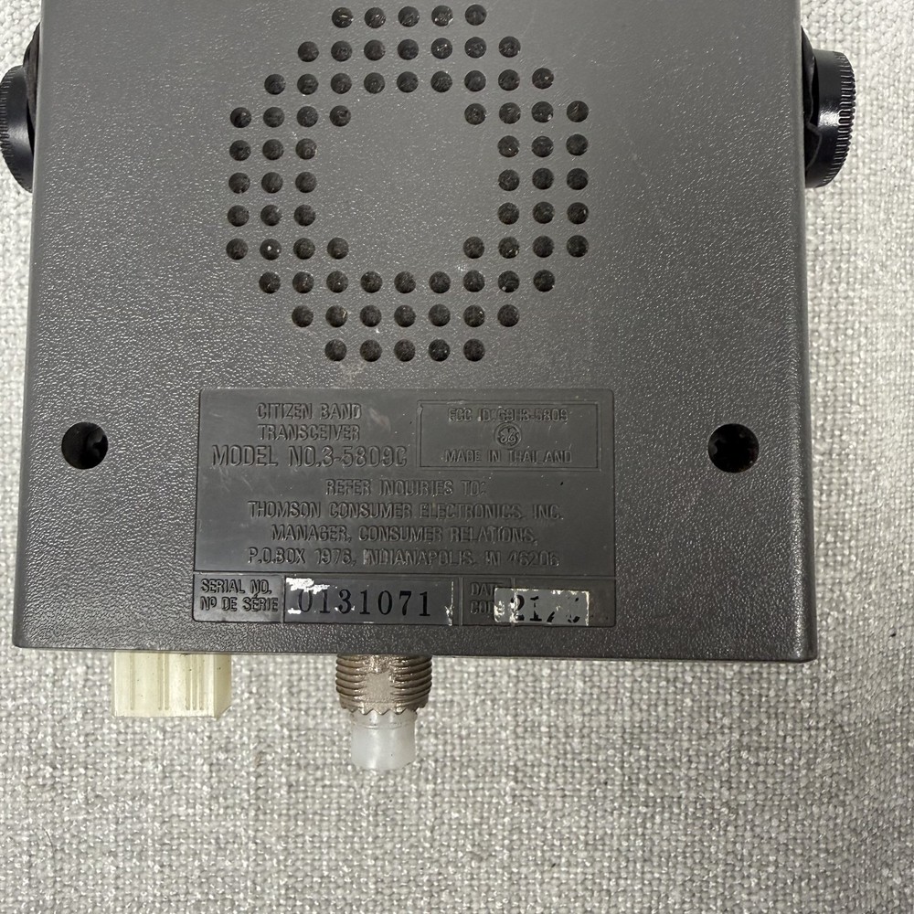 GE Mobile CB Transceiver- untested