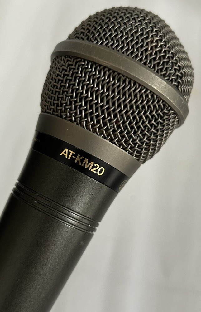 Audio-Technica AT-KM20 Unidirectional Dynamic Microphone / PreOwned-Used Once