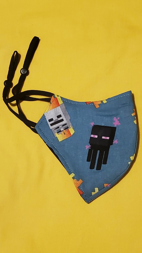 Handmade Kids Enderman Adjustable Face Mask