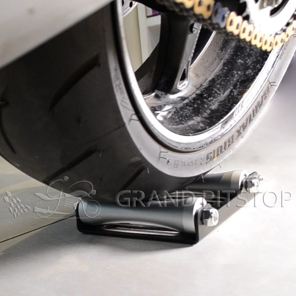 Paddock Stand Wheel Roller for Motorcycle Chain Clean & Lub Size Large CA