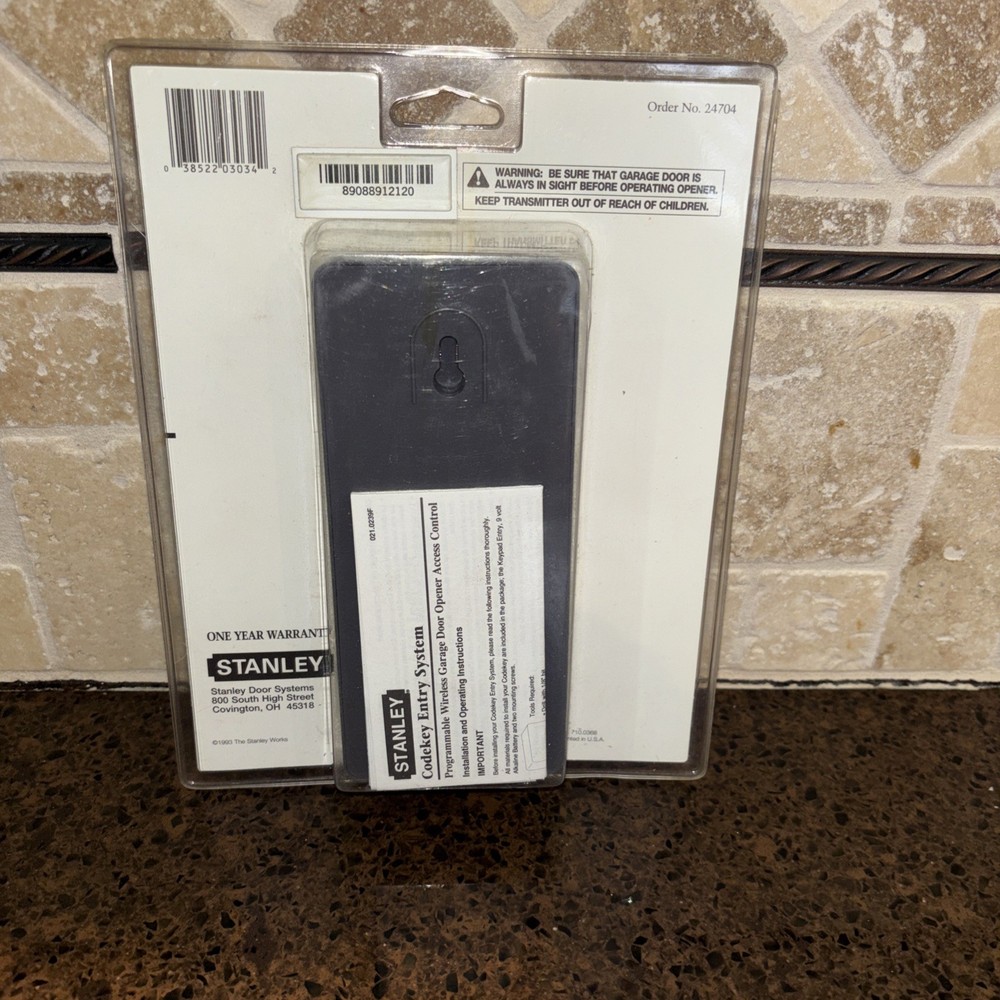 Stanley 24704 Lighted Garage Door Entry Keypad