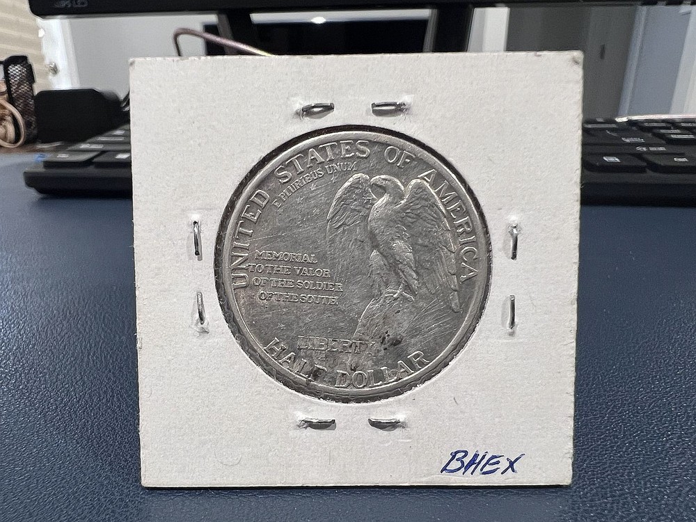 1925 50c Silver Half Dollar Commemorative Stone Mountain (DE)