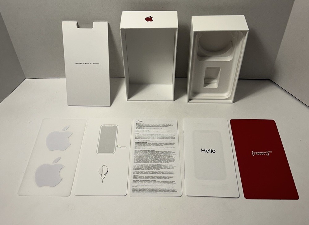 Apple iPhone XR Red 64GB Box Only - Empty Box Only Red