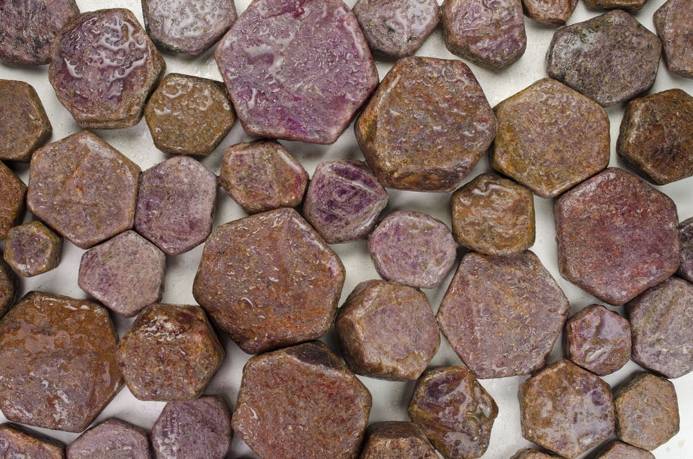 1 Pound of Natural Hexagonal Ruby - "A" Grade - Cabbing, Tumbling, Specimens