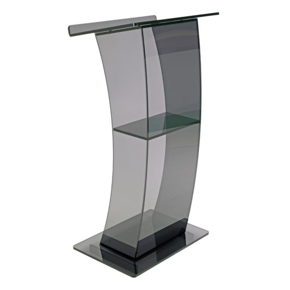 Kingdom KLPRTG Eclipse Acrylic Lectern - Sleek & Functional (Smoke Gray)