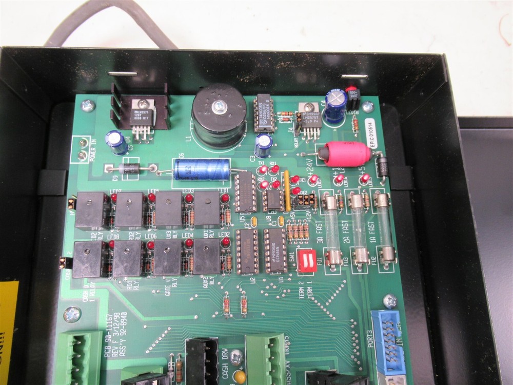 Federal APD 92-8961 Auditor 3 PowerPad Fee Computer System PCB w/ Enclosure