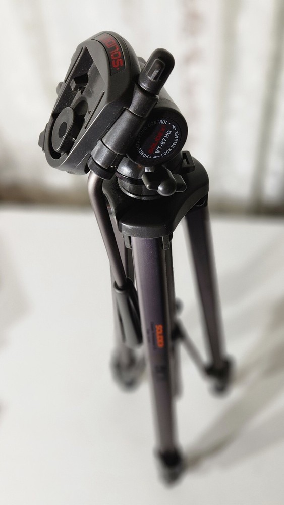 TRIPOD SOLIDEX VT-87-HQ Binocular Excel Series Horizontal Fluid Control Camera