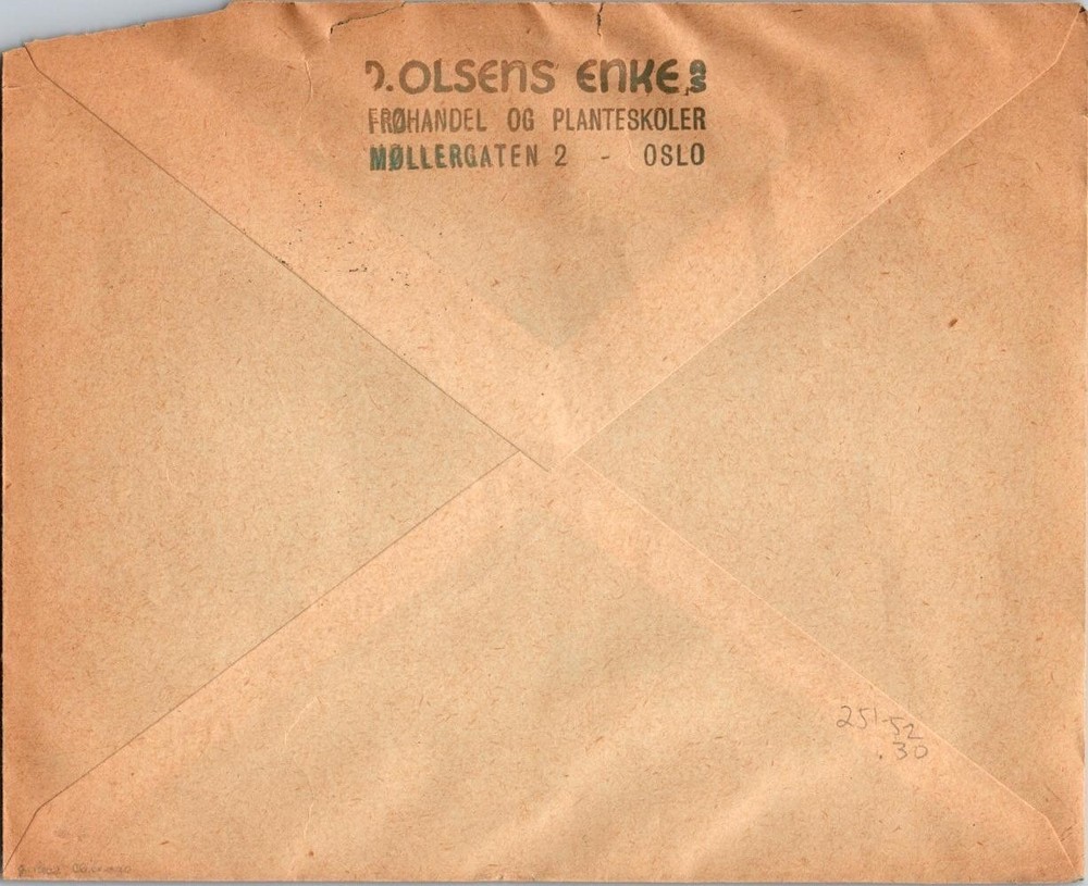 Norway 1942 Oslo Cover - D2816