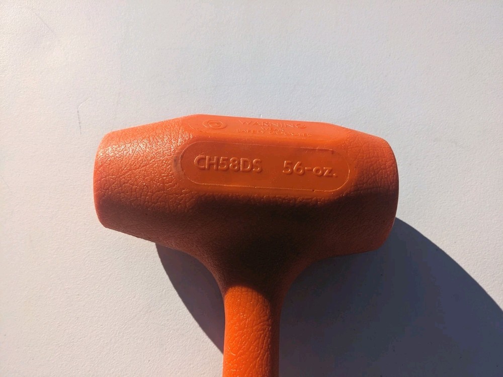 New Mac Tools 56 Oz Dead Blow Hammer Orange CH58DS