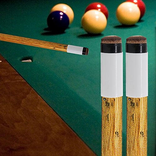OCR Hard Brown Cue Tips Billiard Replacement Screw-on Tips with Pool Cue 12mm