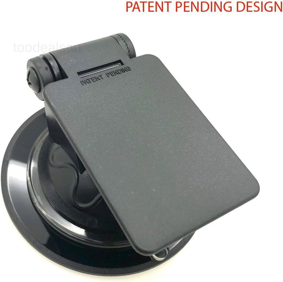 Universal Radar Detector Dashboard Windshield Suction Mount Black