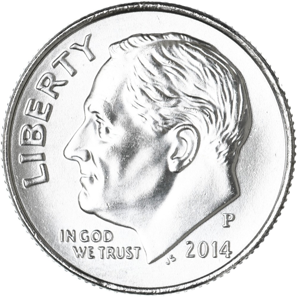 2014 P Roosevelt Dime BU US Coin