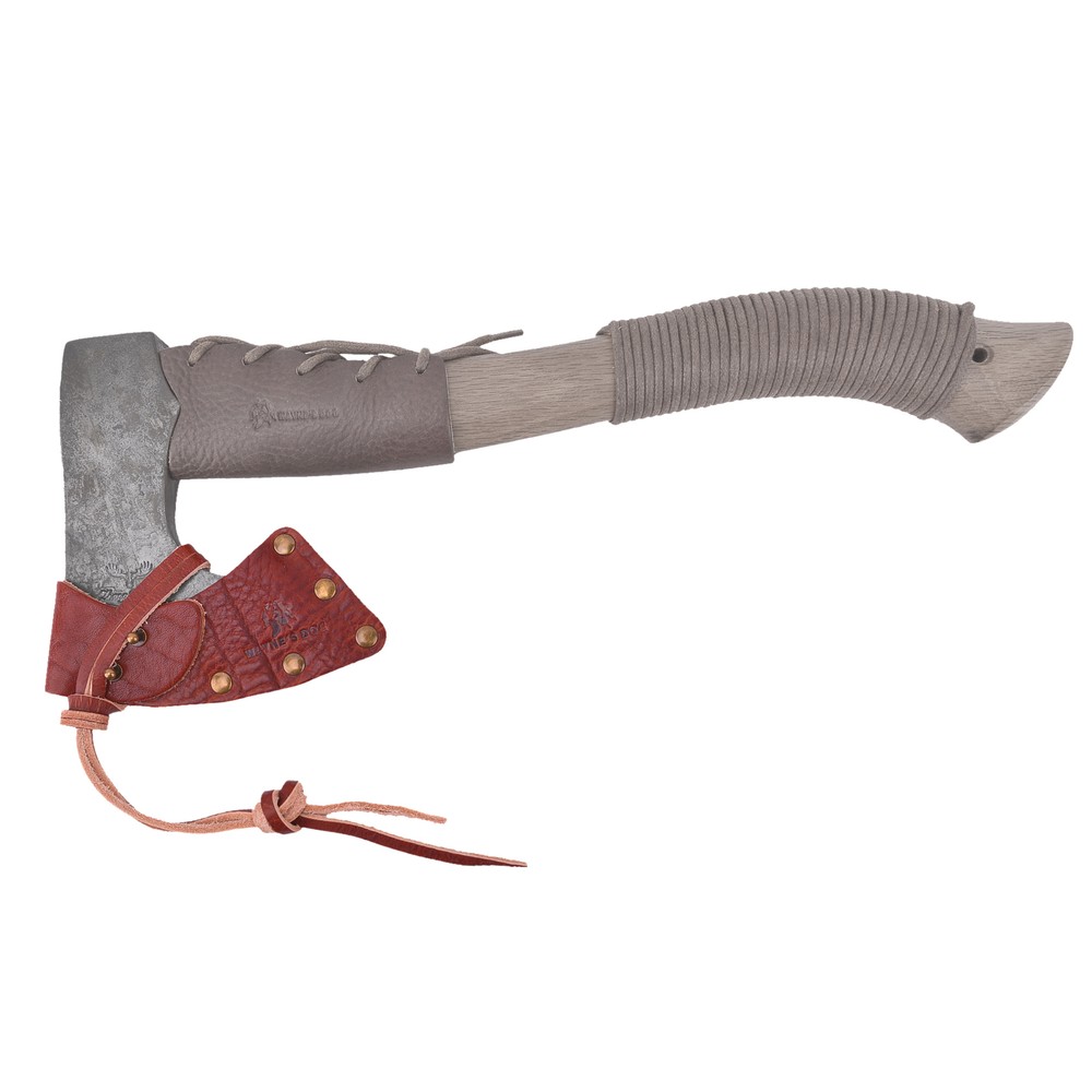 Leather Axe Sheath Cover Holder Blade Protector Cowhide Axe Head Sheath Case