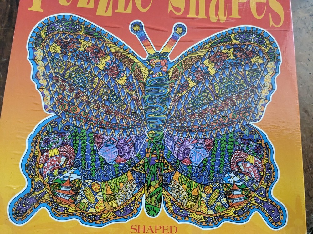 Ceaco 1000 Piece Butterfly Shaped Jigsaw Puzzle