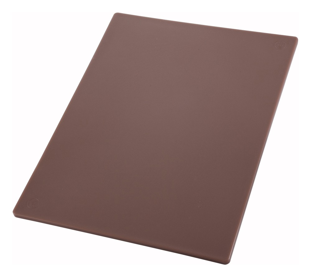 Cutting Board, 12" x 18" x 1/2", Brown (6 Each)