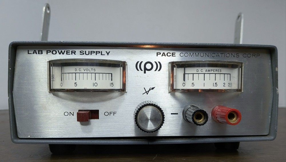 Vintage PACE Communications Model 5803 Lab Power Supply - TURNS ON