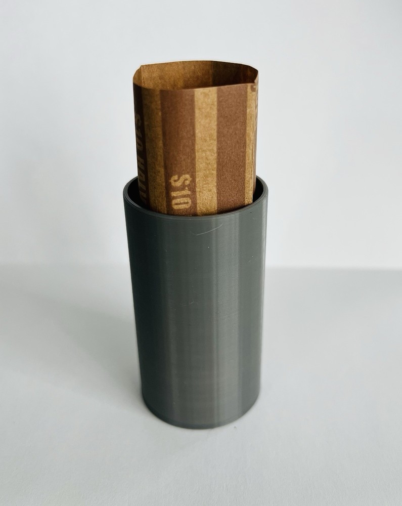 COIN ROLLING TOOL FOR HALF DOLLARS Grey (SEE VIDEO)