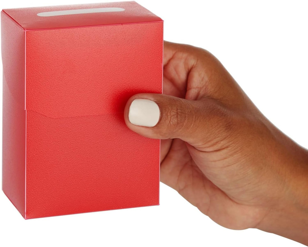 Deck Boxes with Dividers - Trading Card Storage Box & Organizer - Bulk Plastic C