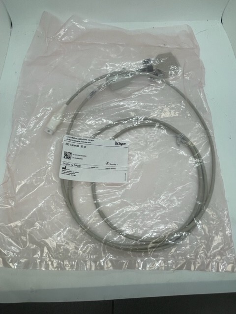 OEM - Drager Connector Cable Flow Sensor - 8409626 - NEW -