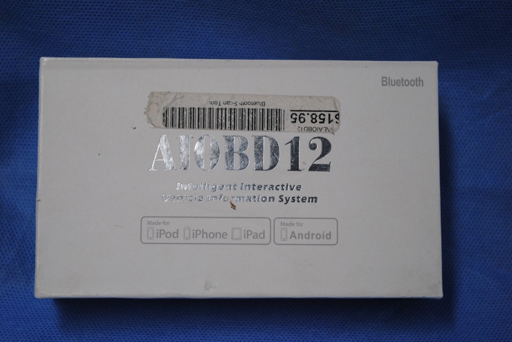 Bluetooth OBDII Unit STE AIOBD12 STG LP  Code Scanner for Apple iPhone/iPad