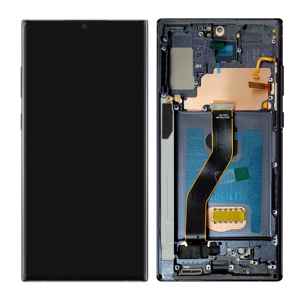 For Samsung Galaxy Note 10 Plus OLED Display LCD Touch Screen Frame Replacement