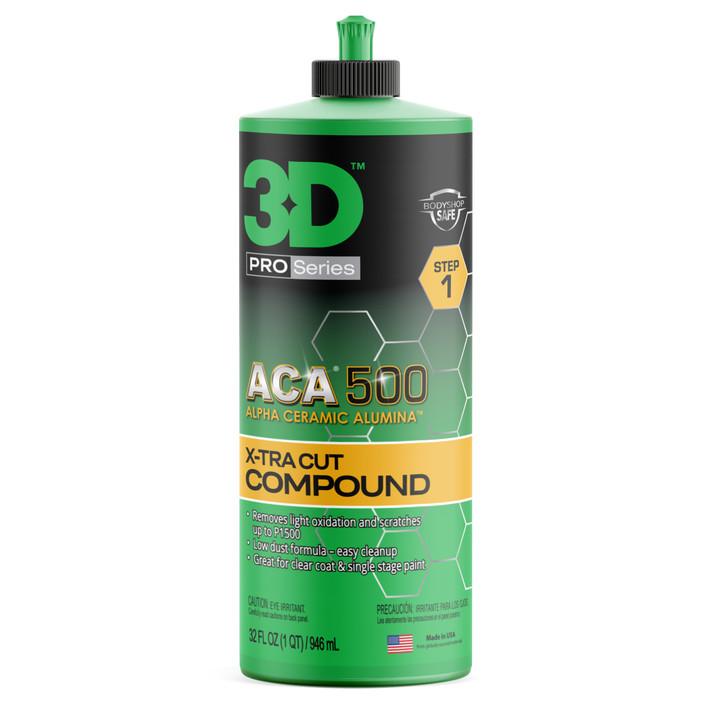 3D ACA 500 Pro Grade Rubbing Compound 500oz32 Ships Today