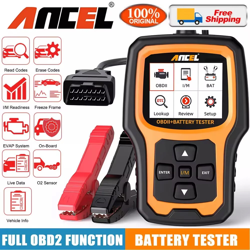 ANCEL AD410 PRO OBD2 Scanner Battery Test Code Reader Auto Diagnose Check Engine