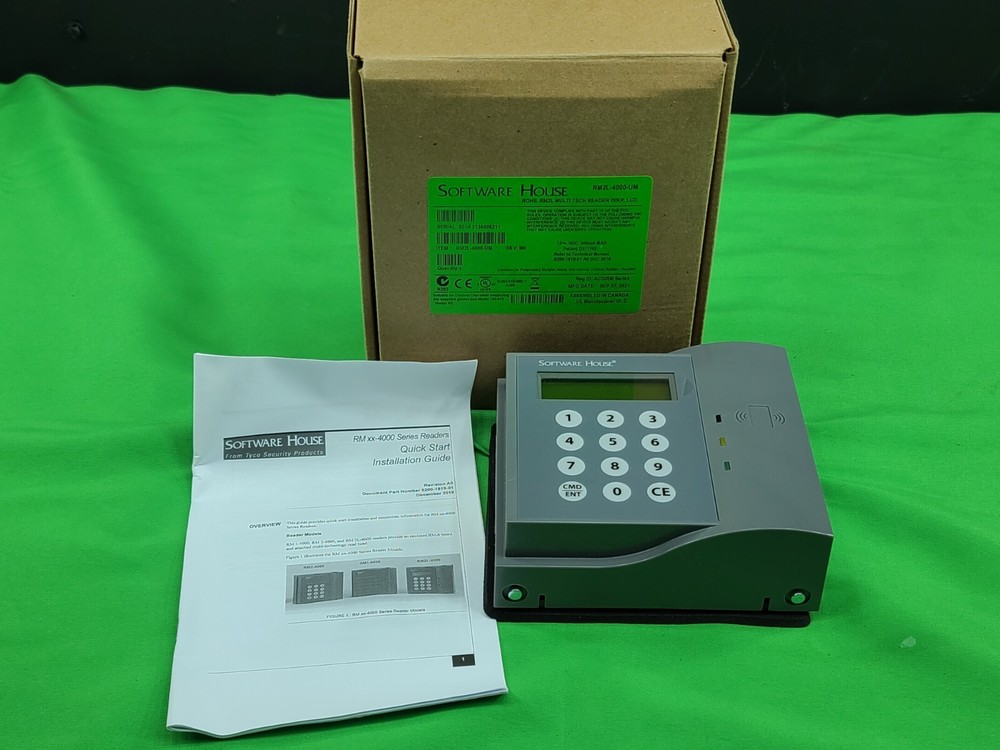 SOFTWARE HOUSE RM2L-4000 MULTI READER W/KEYPAD,LCD
